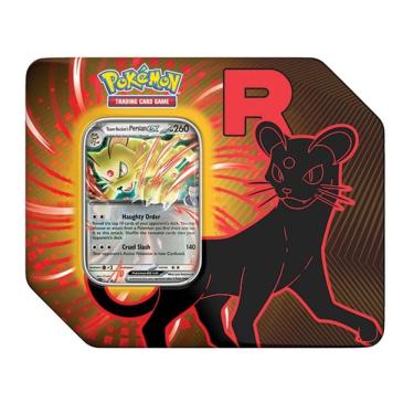 Imagem de Equipe Rocket Pokémon Lata com Cartas Inglês - Galapagos