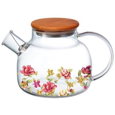 Imagem de Chaleira c/Infusor em Vidro Boross.Le Jardin 1L Colors Hauskraft, 1L, 