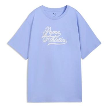 Imagem de Camiseta Puma Feminina Graphics Oversized Varsity Tee-Feminino