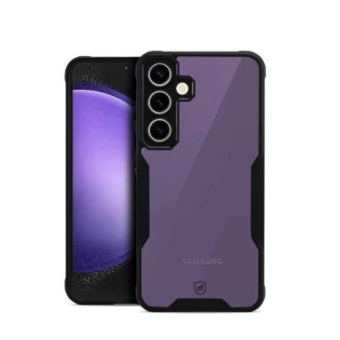 Imagem de Capa para Celular Gshield Samsung Galaxy S23 FE Dual Sense Proteção Contra Impactos Policarbonato e TPU Preto 1 Unidade