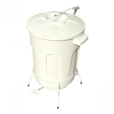 Imagem de Cesto de Lixo 30 Litros em Polipropileno com Pedal Reforçado para Cozinha e Banheiro Br...
