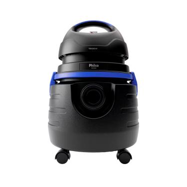 Imagem de Aspirador de Pó e Água PAS80 1500W com Reservatório 5L Pó 12,5L Água e Função Sopro Preto, Azul 220V