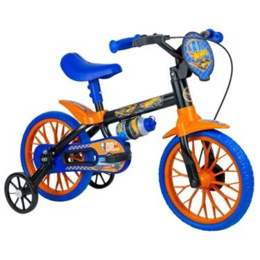 Imagem de Bicicleta Infantil Aro 12 Nathor Hot Wheels-Masculino