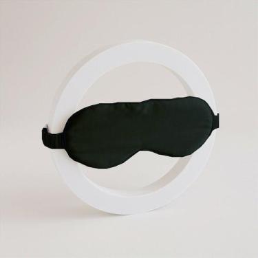 Imagem de Máscara de Dormir de Seda Pura - Cor: Black - 19 Mommes - pura seda be