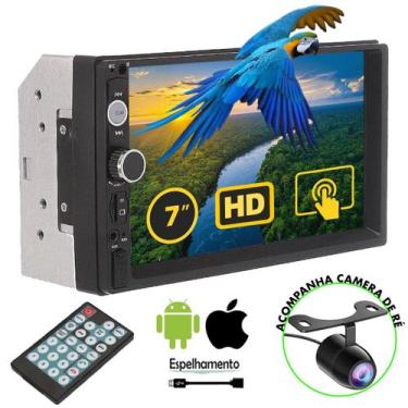 Imagem de Central Multimídia Mp5 Player Bluetooth Fm Usb Aux 7 Polegadas 2 Din C