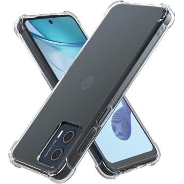 Imagem de Capinha Transparente Motorola Moto G73 Antishock Com Bordas - LXL