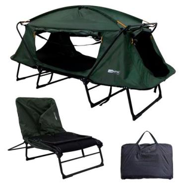 Imagem de Barraca Cama Suspensa Tatu Solteiro 4 em 1 Dobrável Suporta 120kg 3000