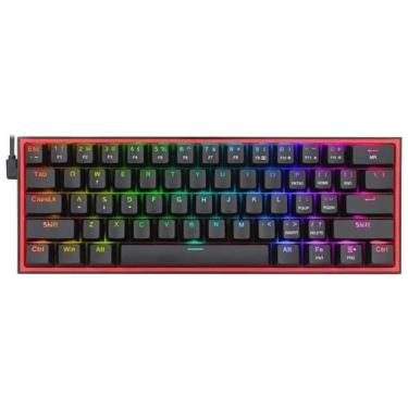 Imagem de Teclado Gamer Redragon K616-RGB Fizz Pro Preto (Ingles - 3 Modos)