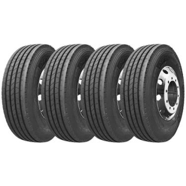 Imagem de KIT 4 Pneu Landspider Longtraxx AP800 295/80R22.5 154/149M 18PR Liso