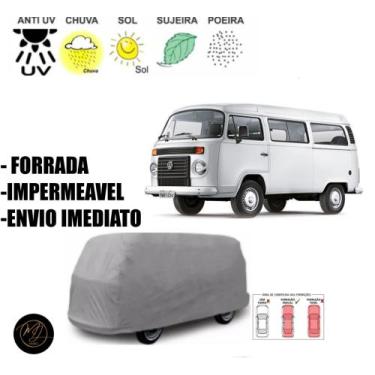 Imagem de Capa para cobrir Carro KOMBI FORRADA  - 100% Impermeável e Total Prote