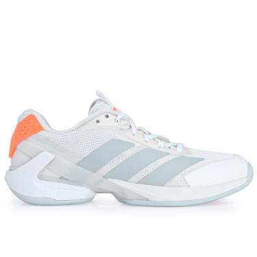 Imagem de Tênis Adidas Adizero Ubersonic 5 All Court Branco e Cinza-Feminino