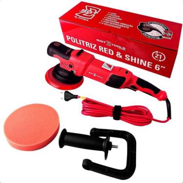 Imagem de Politriz Roto Orbital Red E Shine 6 Pol. 900w Sgt5122 Sigma Cor Vermel
