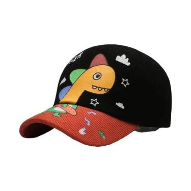 Imagem de Boné Infantil de Beisebol - Design de Desenho Animado com Bloqueio de 