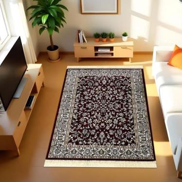Imagem de 1 Tapete Belga Sala de Estar Sofá Grande Es Cl  140 x 200 Vr - IDEALIZ