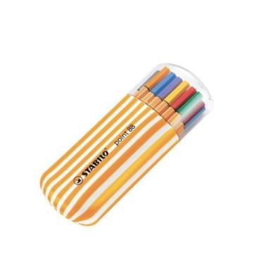 Imagem de Caneta Fineliner Stabilo Point 88 Zebrui 20 Cores