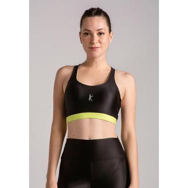 Imagem de Top LARULP Mandaue Sharon Sport Preto e Verde, P