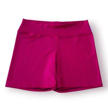 Imagem de Short Legging Fitness 3D Academia - Adriano 2D Modas, Rosa, GG