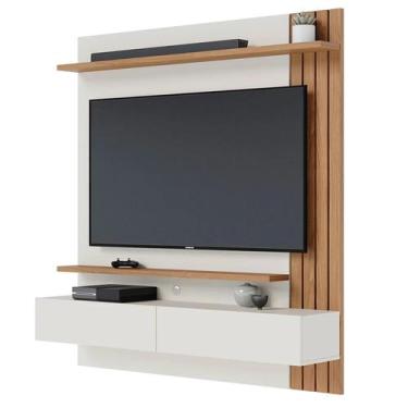Imagem de Painel Home Suspenso para Tv 65 Pol. 150cm Buriti C05 Off White Matte/