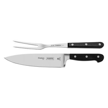 Imagem de Kit Churrasco 2 Peças Tramontina Century 24099017 Preto, UNICA
