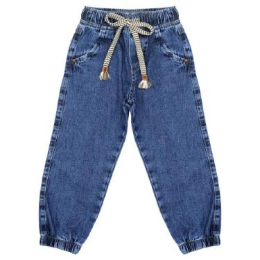 Imagem de Calça Infantil Look Jeans Jogger Vintage Jeans, P
