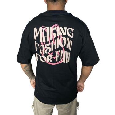 Imagem de Camiseta oversized masculina - mr bunny , Preto, P