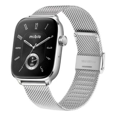 Imagem de Smartwatch Mibro Watch Fit, GPS Integrado, Conexão Strava, 5ATM, Amoled 1,75" XPAW027 - Prata