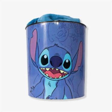 Imagem de Kit Pipoca Stitch Manta e Balde 5 lt Zona Criativa