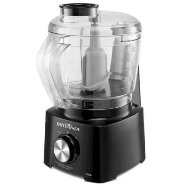 Imagem de Mini Processador de Alimentos 5X1 300W Britania Black 220V
