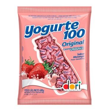 Imagem de Bala Dori Yogurte 100 Morango 600g