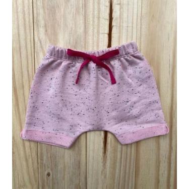 Imagem de Shorts/Bermuda para Bebê Rosa Bebê Botonê - Pepé Baby
