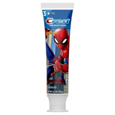 Imagem de Pasta de Dente Infantil Homem Aranha Crest 119g - Sabor: Morango