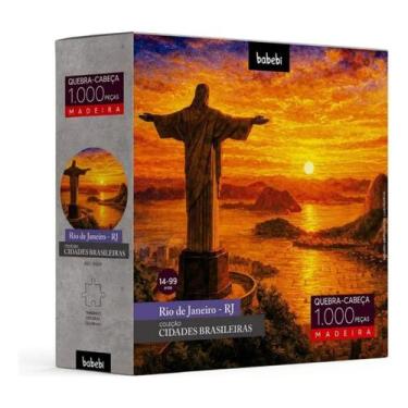 Imagem de Quebra Cabeça Rio De Janeiro - 1000 Peças - Babebi
