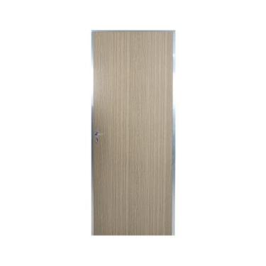 Imagem de Kit Porta de Madeira Lisa 212x85cm com Batente de Alumínio 3,6cm Ecoma