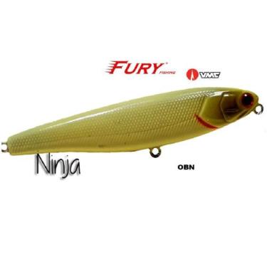 Imagem de Isca Ninja 85 Artificial para pesca da Fury Fishing 8,5cm, Obn, Ninja 