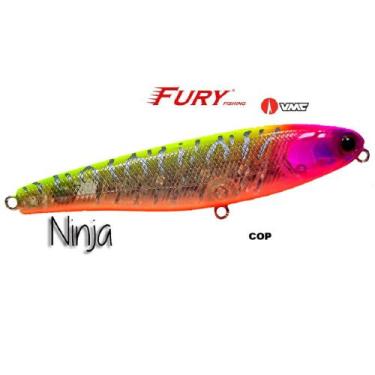 Imagem de Isca Ninja 85 Artificial para pesca da Fury Fishing 8,5cm, Cop, Ninja 