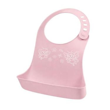 Imagem de Babador Infantil Plástico com Bolso Coletor Ajustável - - PLASUTIL, Ja