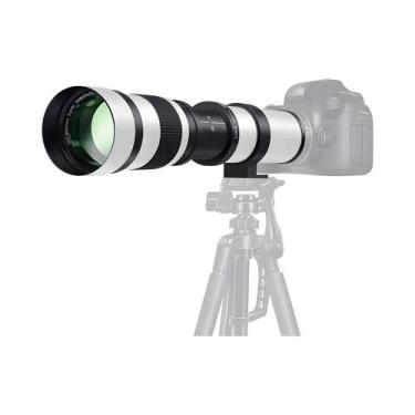 Imagem de Lente Telefoto Manual De 800mm F/8.3 Com Anel T-Mount Para Câmeras Can