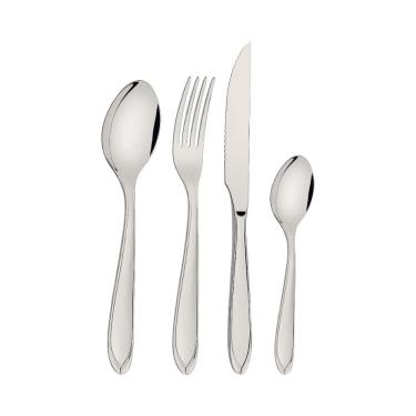Imagem de Faqueiro Laguna 24 Peças Aço Inox Polido para Churrasco Prata Tramontina