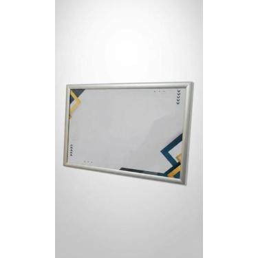 Imagem de Moldura Alumínio Simples 30x21cm Vidro Certificado - Congratulations S