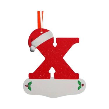 Imagem de Enfeites De Árvore De Natal Com 26 Letras Em Inglês, Decoração Para Ca