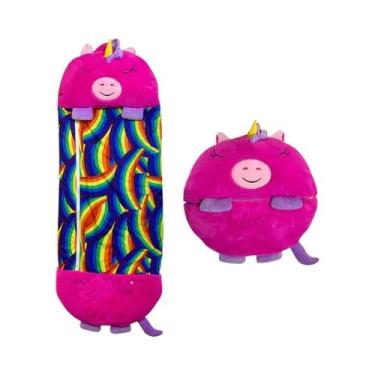Imagem de Saco De Dormir De Pelúcia Infantil Com Almofada, Saco De Dormir Macio 