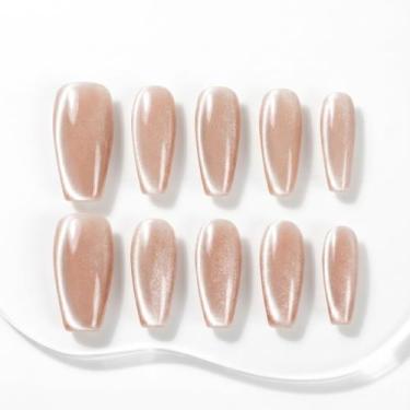 Imagem de Unhas Postiças Sun&Beam Médio Bailarina Nude Rosa Perolado - Sun&Beam 