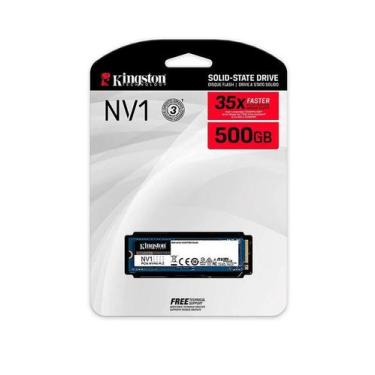 Imagem de SSD M.2 500gb Kingston NV1 1700 / 2100mbps