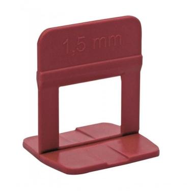Imagem de Espaçador para Nivelamento Linha Eco 1,5mm Cunhas Reutilizáveis Material Reciclado Cortag 3,5CM 0,26kg