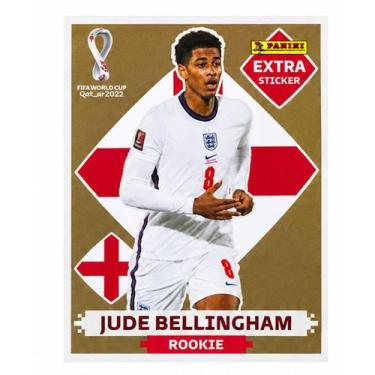 Imagem de Figurinha extra ouro copa do mundo fifa qatar 2022 jude bellingham (in