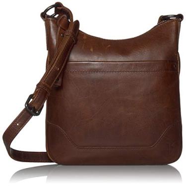 Imagem de FRYE Melissa Bolsa transversal com zíper, Marrom escuro, One Size