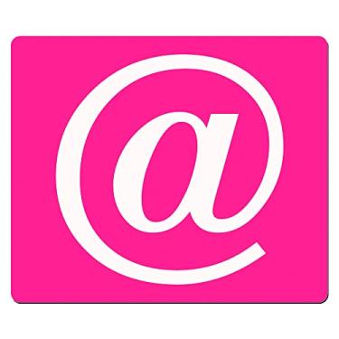 Imagem de Mouse Pad Retangular Arroba em PVC TopGet - (Rosa)