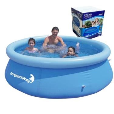 Imagem de Piscina Borda Inflável 2490 Litros com Capa de Proteção, Importway