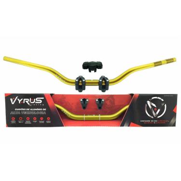 Imagem de Guidão Vyrus Alto Fat Bar 28mm Com Protetor Espuma