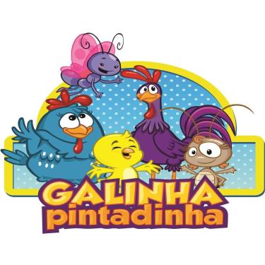 Imagem de Fundo Fotográfico Em Tecido Galinha Pintadinha 2,20X1,50